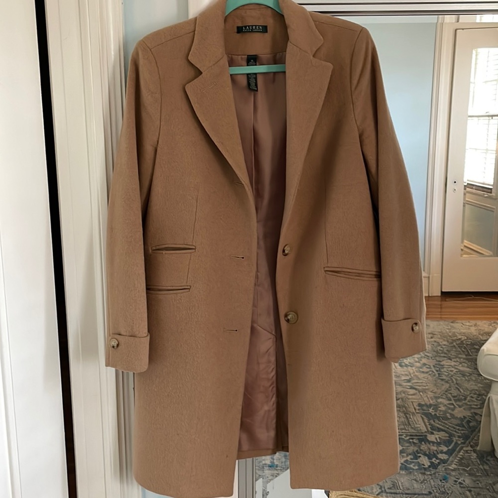 Lauren Ralph Lauren camel overcoat